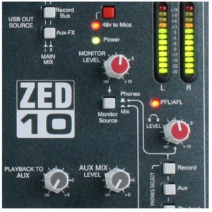 온누리음향,[ALLEN&HEATH]ZED10오디오 인터페이스