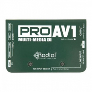 온누리음향,[RADIAL]ProAV1오디오-비디오 모노 패시브 다이렉트박스